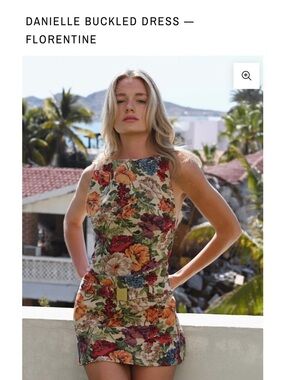 Yllw the Label Danielle Buckled Dress (Florentine) NWT